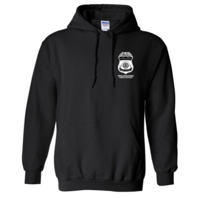 Philly FO "Badge" Hoodie BLACK - Heavy Blend™ Hooded Sweatshirt Thumbnail