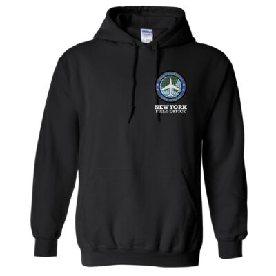 NY FO "Circle" Hoodie BLACK - Heavy Blend™ Hooded Sweatshirt Thumbnail