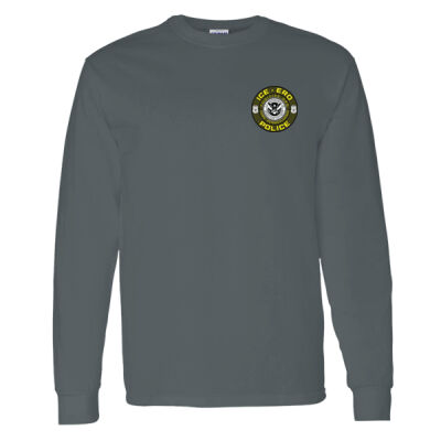 York ICE ERO Circle Long Sleeve Tee - Heavy Cotton™ Long Sleeve T-Shirt Thumbnail