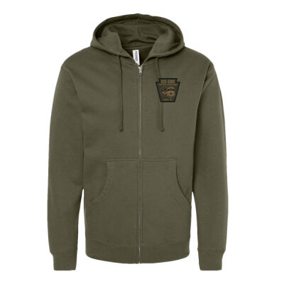 York ICE ERO "Keystone" - Midweight Full-Zip Hooded Sweatshirt Thumbnail